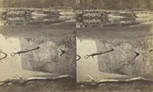 Reflection of El Capitain in the Merced River, 1870 / 71. Creator: Anthony & Company