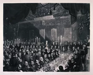 Benjamin Robert Haydon Collection: Reform Banquet at the Guildhall, London, 1837