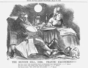 The Reform Bill, 1866. Frantic Excitement!!!, 1866. Artist: John Tenniel