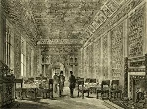 House Of Peers Gallery: The Refreshment-Room of the House of Lords, (1881). Creator: Unknown