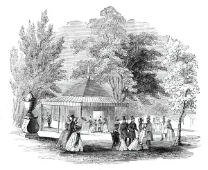 Caf And Xe9 Prints: Refreshment Room - Royal Botanic Societys Gardens, 1844. Creator: Unknown