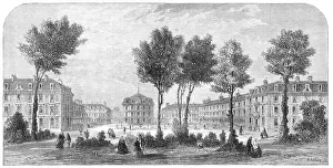 Refuge for the aged at Auteuil, near Paris, 1864. Creator: Mason Jackson