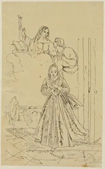 Refuge in Prayer, n. d. Creator: Rodolphe Bresdin