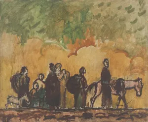 Displacement Prints: Refugees, 1945. Creator: Cyprian Majernik