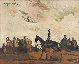 Displacement Prints: Refugees, 1945. Creator: Cyprian Majernik