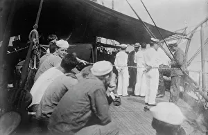 Refuge Prints: Refugees on Dixie, 1914. Creator: Bain News Service
