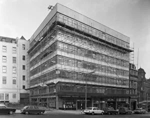 Sheffield Gallery: Refurbishment of a building, Sheffield city centre, South Yorkshire, 1967. Artist