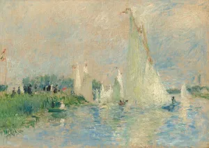 Regatta Prints: Regatta at Argenteuil, 1874. Creator: Pierre-Auguste Renoir