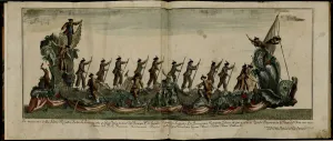 Laguna Veneta Prints: The Regatta in Venice in honor of Prince Edward (1739-1767), Duke of York, on June 4