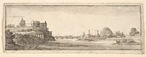 Danube Prints: Regensburg, 1652-77. Creator: Wenceslaus Hollar