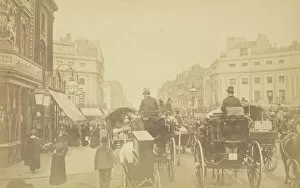 Cabbie Gallery: Regent Circus, 1850-1900. Creator: Unknown