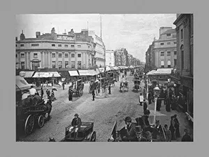 York Son Prints: Regent Circus and Oxford Street, looking East, c1900. Artist: York & Son