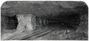 Miners Prints: Regent-Street - Marston Salt-Pit, 1850. Creator:s Read