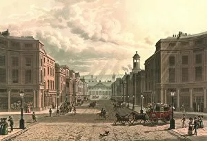 Th Shepherd Gallery: Regent Street from Piccadilly, c1822. Creator: J Bluck