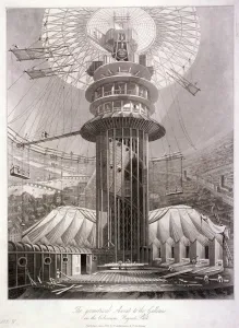 Lift Gallery: Regents Park, Marylebone, London, 1829