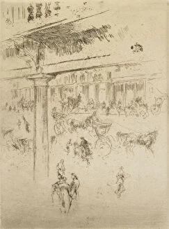 Images Dated 20th August 2021: Regents Quadrant, 1880-1881. Creator: James Abbott McNeill Whistler