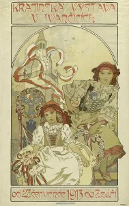 Mucha Prints: Regional exhibition in Ivancice, 1912. Creator: Mucha, Alfons Marie (1860-1939)