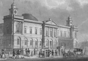 Princes Street Prints: The Register Office, Princes Street, 1829. Artist: Alexander McClatchie