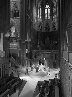Dais Prints: Rehearsal for a passion play, Westminster Abbey