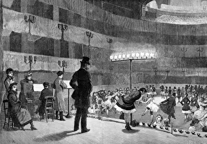 Rehearsing for the Pantomime, 1881. Creator: R&E Taylor