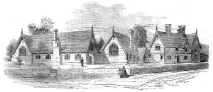 School House Prints: Reigate New National Schools, 1854. Creator: Unknown