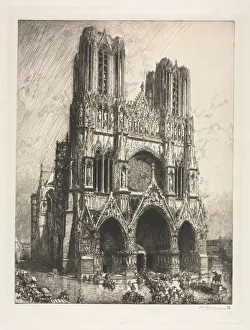 Reims Cathedral. Creator: Auguste Louis Lepere (French, 1849-1918)