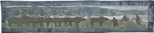 Nicholas Roerich Collection: Reindeers. North