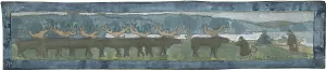 Nicholas Roerich Collection: Reindeers. North