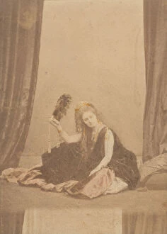 Countess De Castiglione Collection: [Reine d Etrurie], 1860s. 1860s. Creator: Pierre-Louis Pierson