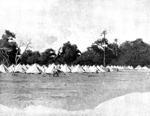 Mombasa Prints: Reinforcements for Uganda: arrival of an Indian Contingent at Mombasa - another view of