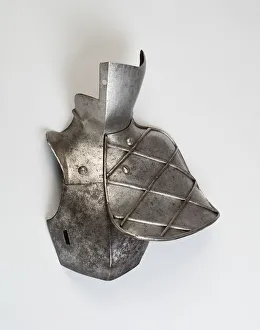 Reinforcing Breastplate Bevor, and Grandguard for the Joust, Augsburg, c. 1560 Reinforcing Breastplate Bevor, and Grandguard for the Joust, Augsburg, c. 1560