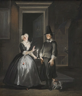 Reinier Adriaansz's Declaration of Love, c1720-1750. Creator: Cornelis Troost