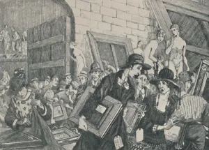 Londoners Then And Now Collection: The Rejected, 1920. Artist: Molly Campbell