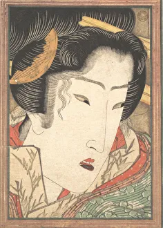 Rejected Geisha from Passions Cooled by Springtime Snow, 1824. Creator: Ikeda Eisen