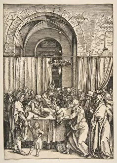 Animal Sacrifice Gallery: The Rejection of Joachims Offering, from The Life of the Virgin, ca. 1504