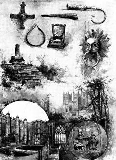 Durham County Durham Prints: Relics of Ancient Durham, 1898. Creator: Unknown