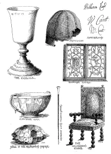 Carl Hentschel Ltd Prints: Relics of Archbishop Laud, 1895. Creator: Carl Hentschel