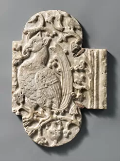 Relief with a Bird, Italian, 10th-11th century. Creator: Unknown