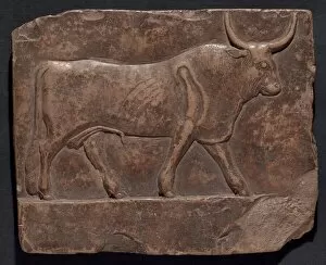 Relief of a Bull, Egypt, Early Ptolemaic Period, about 300 BCE. Creator: Unknown