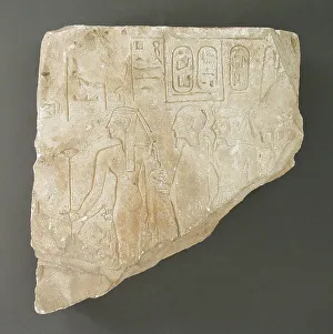 Hieroglyph Prints: Relief Fragment Depicting Imenet
