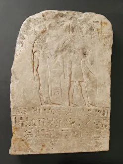 Hieroglyph Prints: Relief Fragment of Two Divine Figures