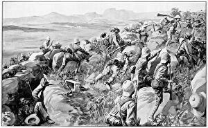 Buller Collection: Relief of Ladysmith - the last rush at Hlangwane Hill, 19 February 1900