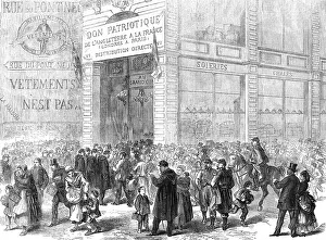 Shortage Prints: Relief of Paris: distribution of the English gift at the Maison du Grand Conde