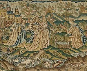 Moses Basket Prints: Religious picture, England, 17th century. Creator: Unknown