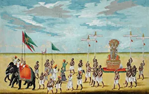 Mahout Prints: Religious Procession, c1850. Creator: Unknown