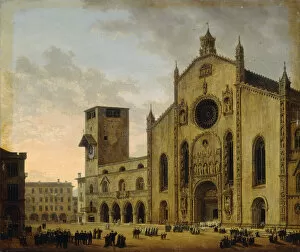Como Gallery: A Religious Procession on the Cathedral Square in Como, 1817