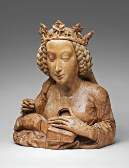 Reliquary Prints: Reliquary Bust of Saint Margaret of Antioch, 1465 / 70. Creators: Nikolaus Gerhaert
