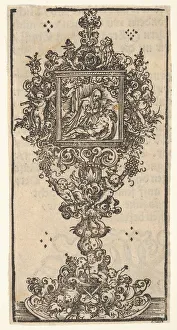 Reliquary Prints: Reliquary with a Pieta, from the Large Series of Wittenberg Reliquaries, 1509