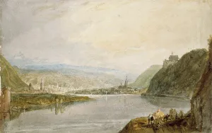 Turner Joseph Mallord William Prints: Remagen, Erpel and Linz, 1817. Creator: JMW Turner