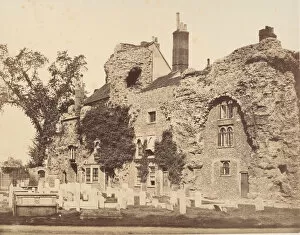 Churchyard Gallery: Remains of the Abbey Church, Bury St. Edmunds, 1857. Creator: George Downes